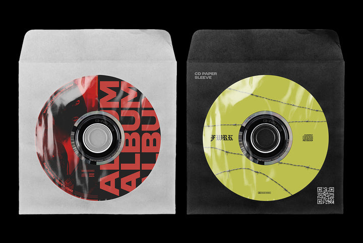 CD Paper Sleeve Mockup