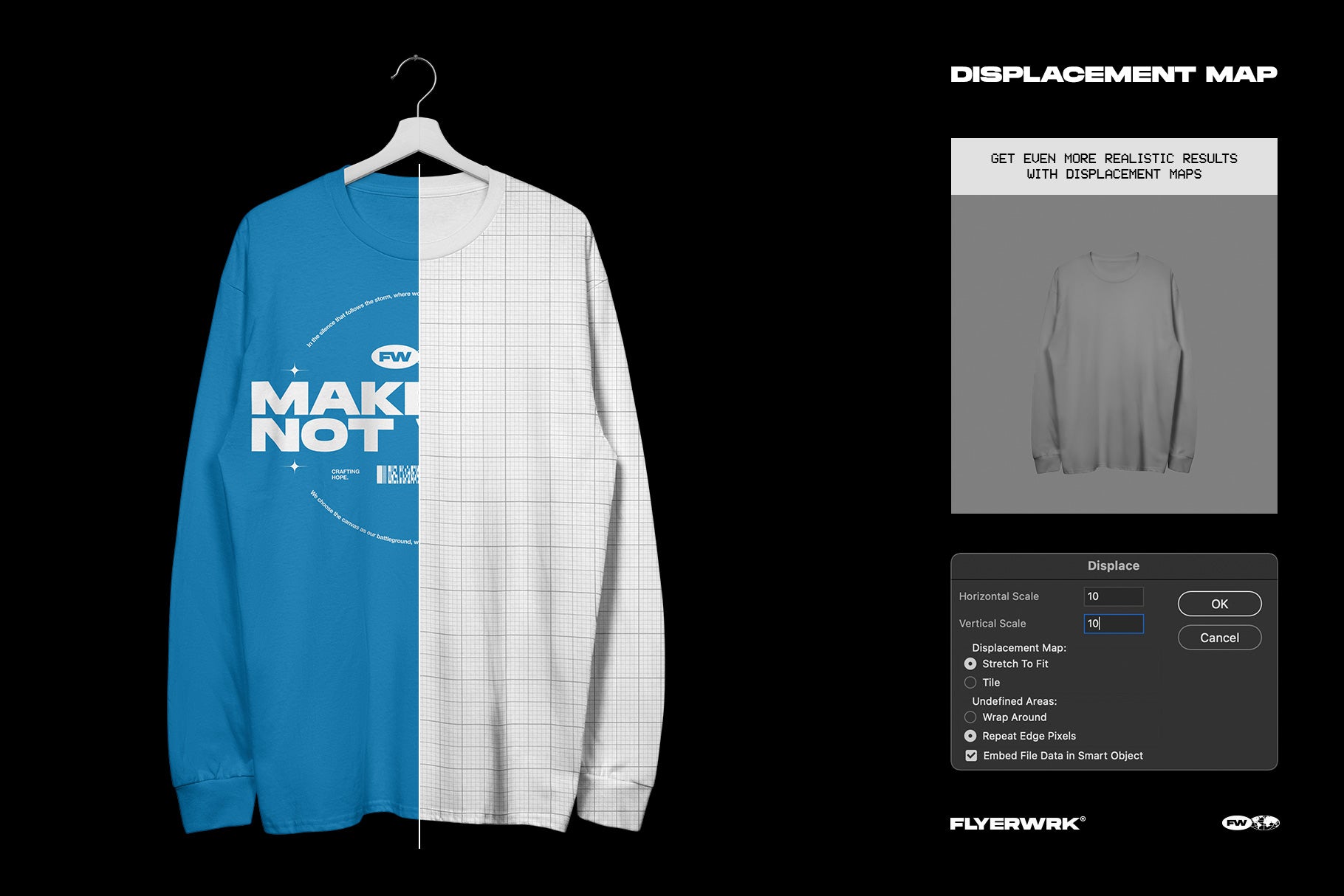 Long sleeve mockup best sale